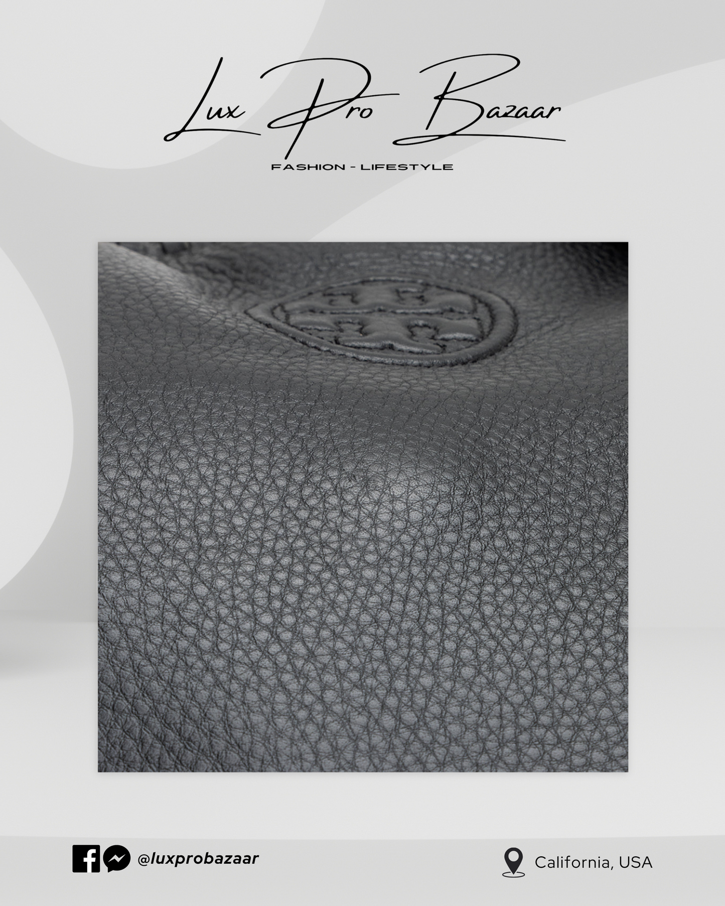 TORY BURCH | Leather Marion Slouchy Tote - Black