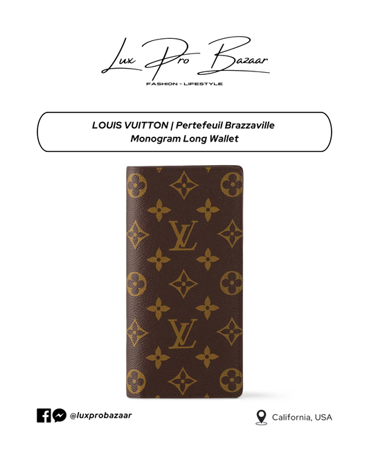 LOUIS VUITTON | Brazza Wallet in Monogram Canvas