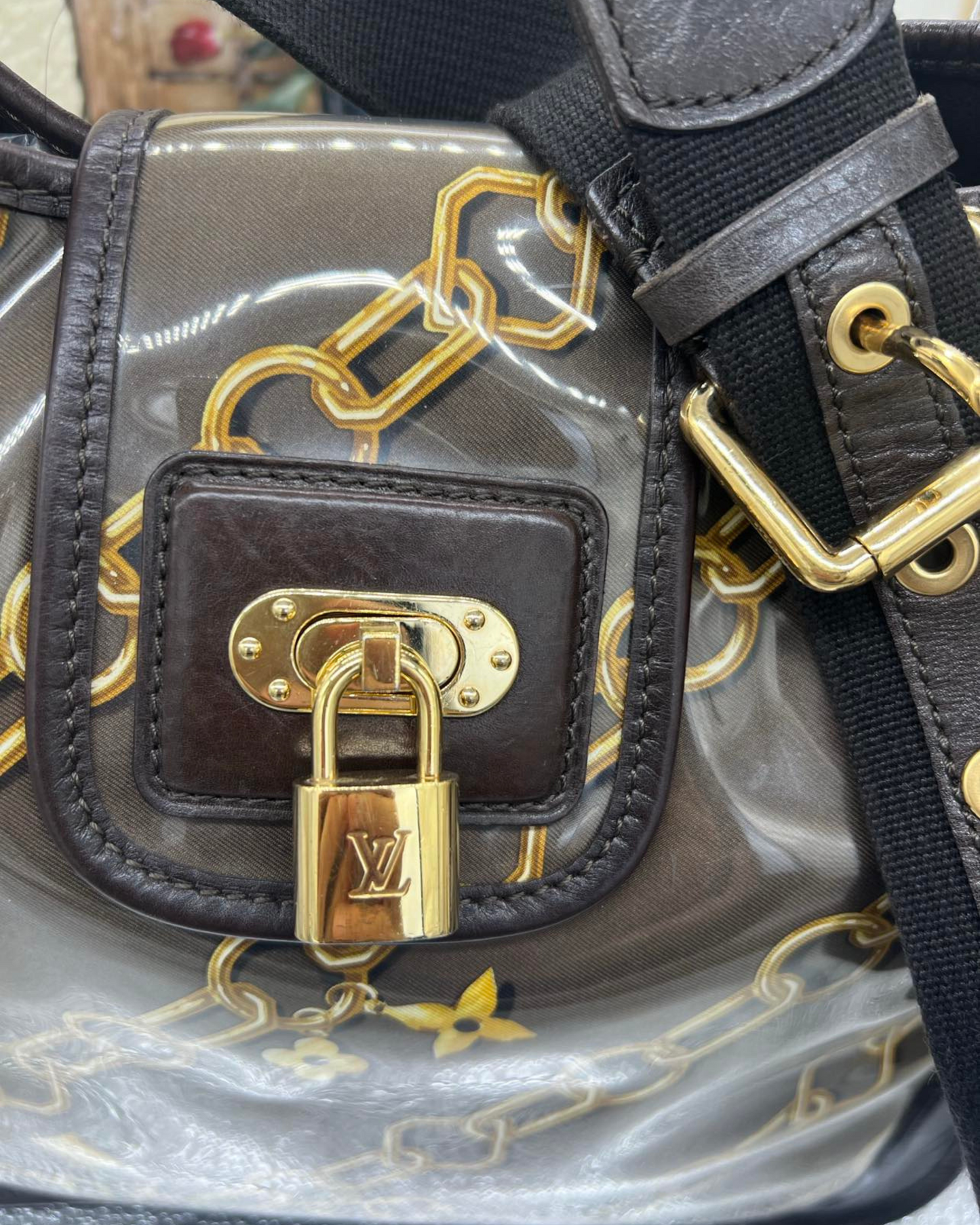 Rare and Limited Edition Louis Vuitton Taupe Monogram Charms Musette Bag