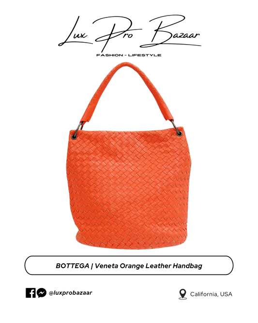 BOTTEGA | Veneta Orange Leather Handbag