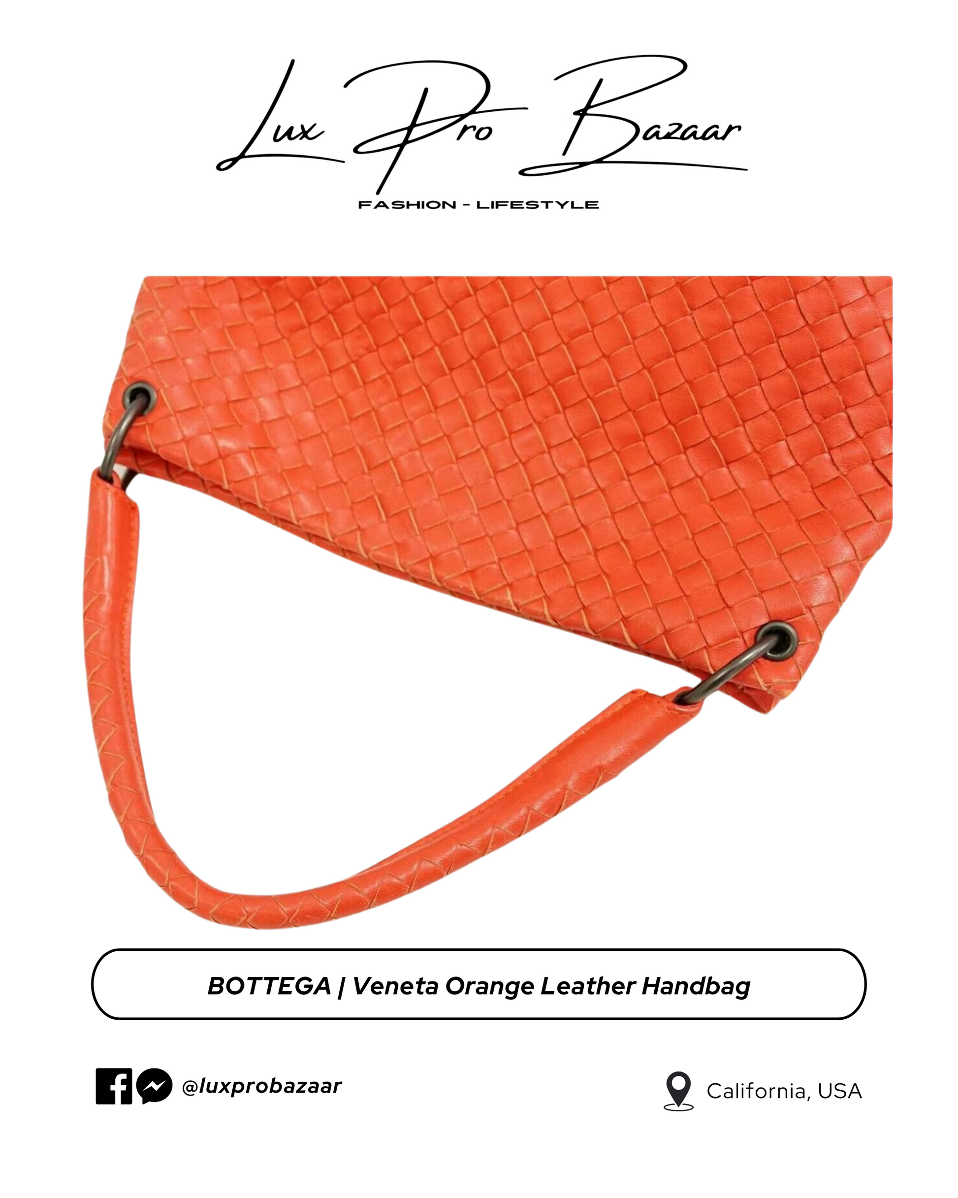 BOTTEGA | Veneta Orange Leather Handbag – Lux Pro Bazaar BOTTEGA | Veneta Orange Leather Handbag – Lux Pro Bazaar