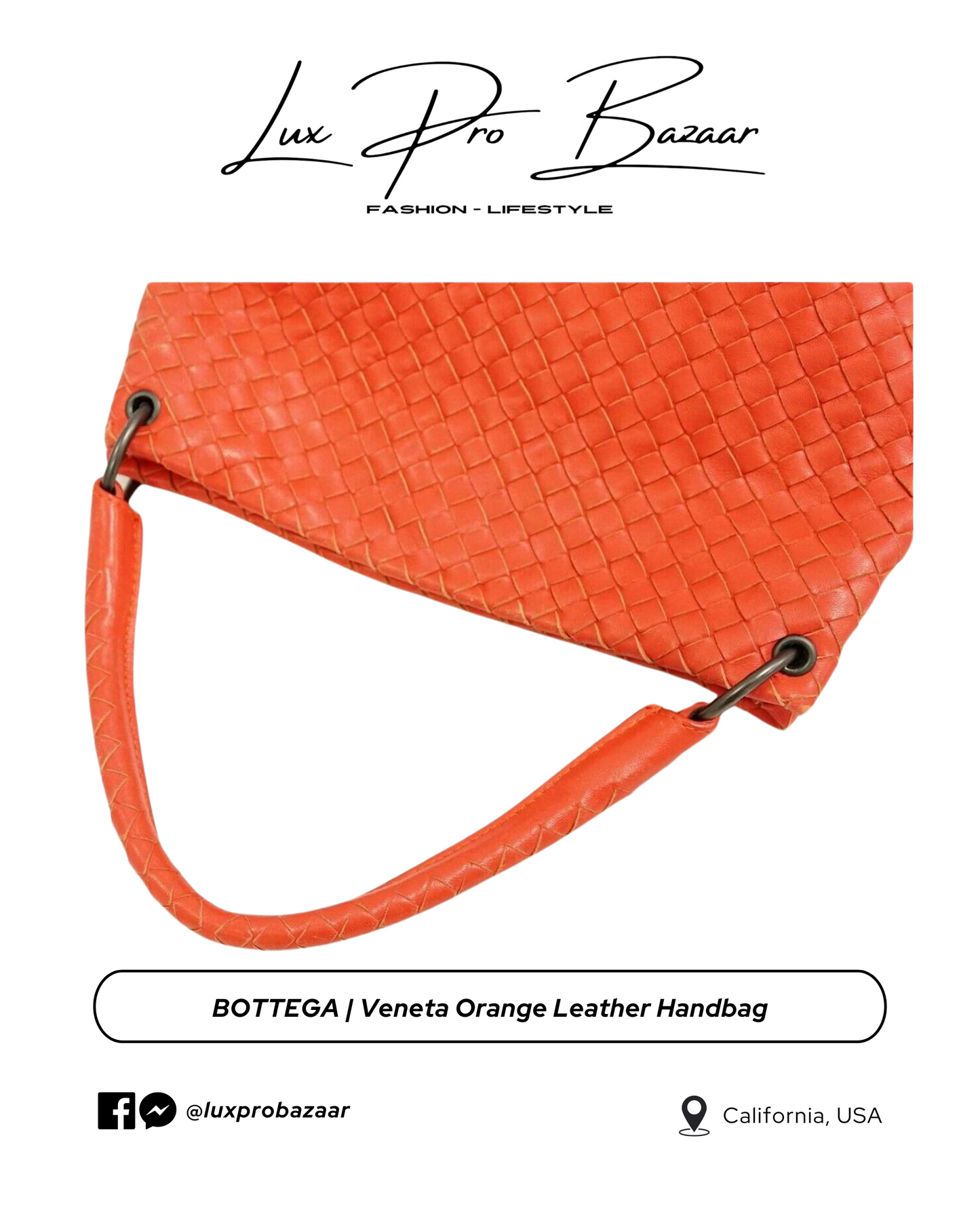 BOTTEGA | Veneta Orange Leather Handbag