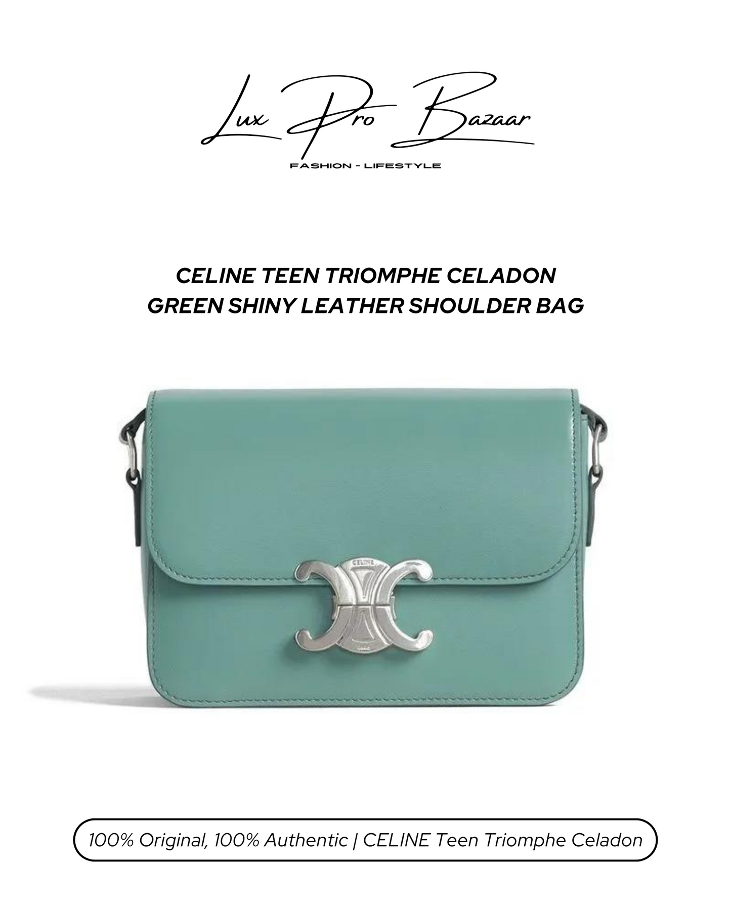 CELINE | Teen Triomphe Bag in Shiny Calfskin