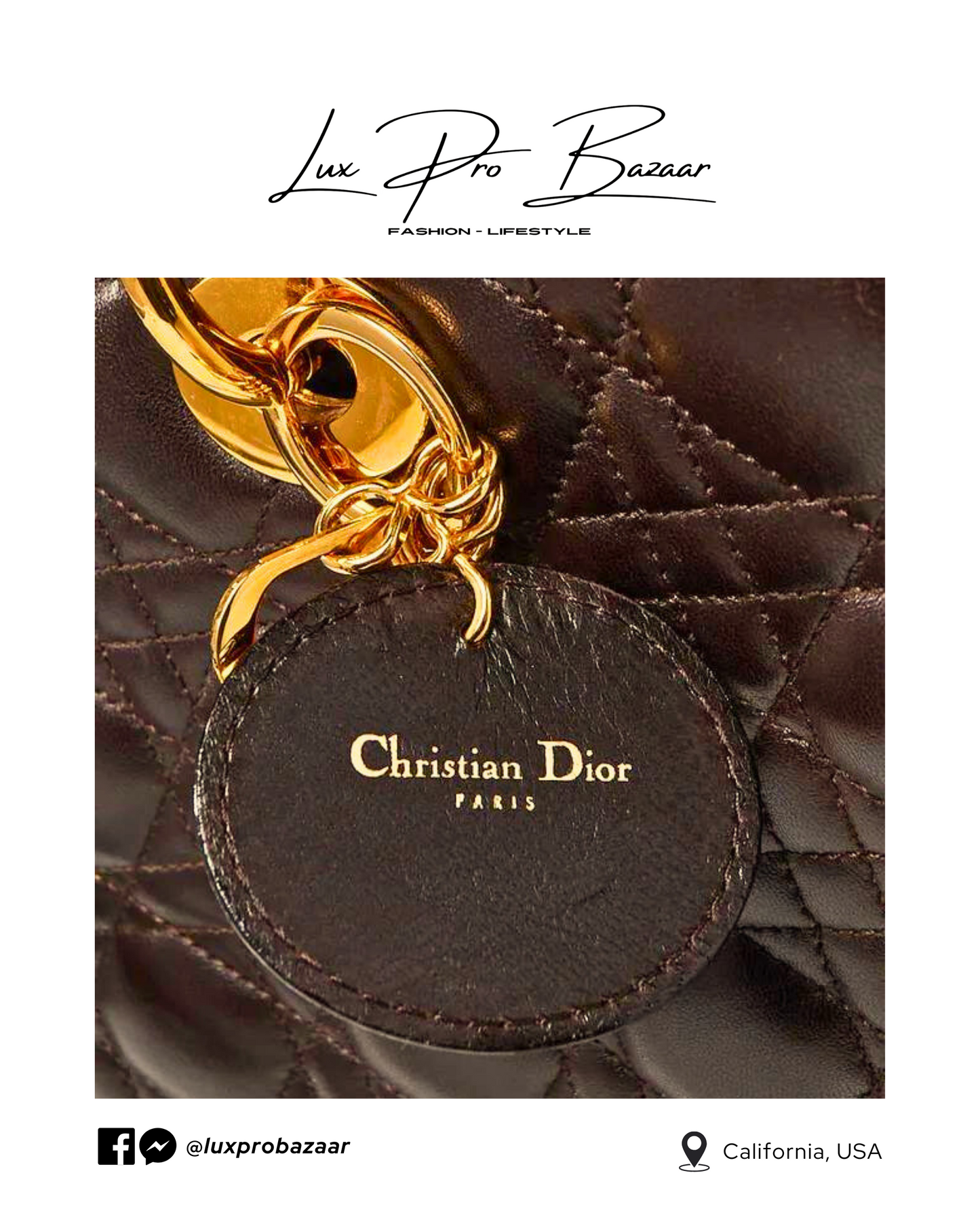 CHRISTIAN DIOR | Large Lady Bag Dior