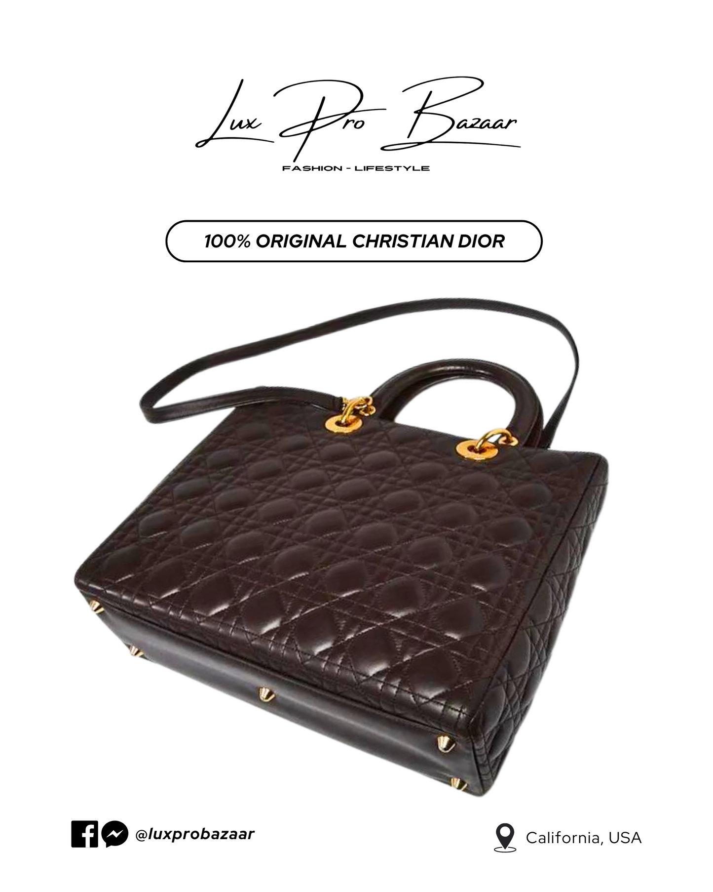 CHRISTIAN DIOR | Large Lady Bag Dior